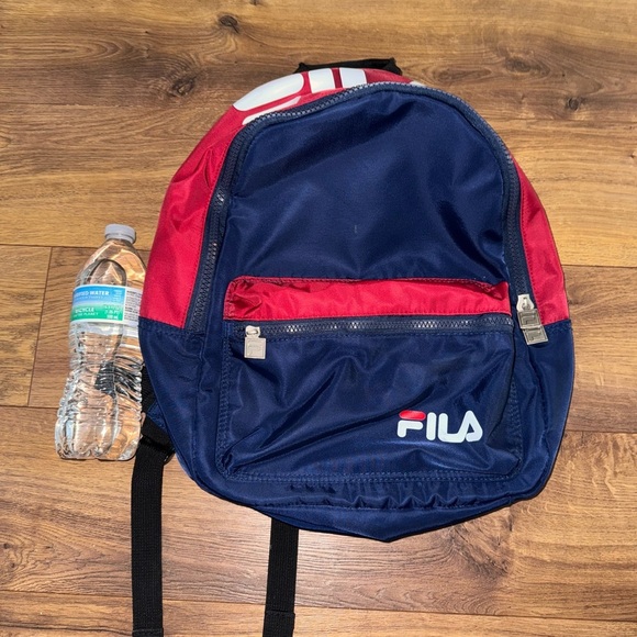 Fila Navy and Crimson Men's Backpack - Picture 3 of 5